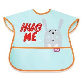 Babyjem 029 Yeşil Poli Muşamba Büyük Mama Önlüğü
