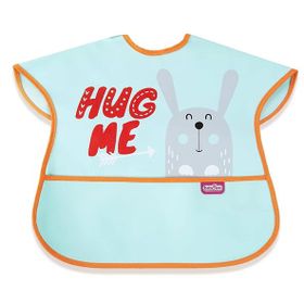 Babyjem 029 Yeşil Poli Muşamba Büyük Mama Önlüğü