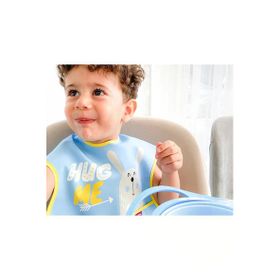 Babyjem 029 Zürafa Desenli Poli Muşamba Mama Önlüğü