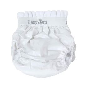 Babyjem 2'li Beyaz Lüx Bebek Alıştırma Külodu