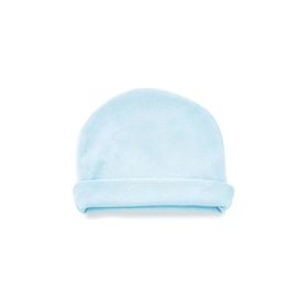 Babyjem 397 Mavi Pamuklu Unisex Yenidoğan Bebek Şapkası