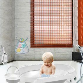 Babyjem 3'Lü Pembe Katlanabilen Bebek Banyo Seti