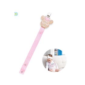 Babyjem 427 Pembe Ayıcık Emzik Tutacağı