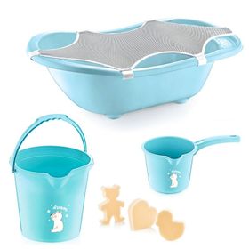 Babyjem 540 Mavi 5 Parça Bebek Banyo Seti