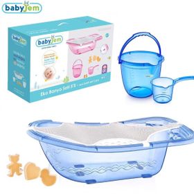 Babyjem 540 Mavi 5 Parça Bebek Banyo Seti