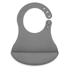 Babyjem 7187 Gri Mini Silikon Önlük