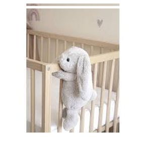 Babyjem 730 Gri 35 cm Uyku Arkadaşım Oturabilen Tavşan