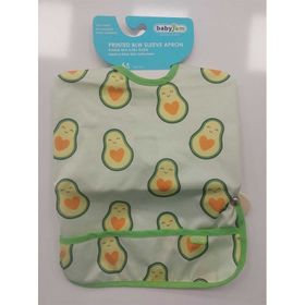 Babyjem 784 Avokado Baskılı Blw Kollu Önlük