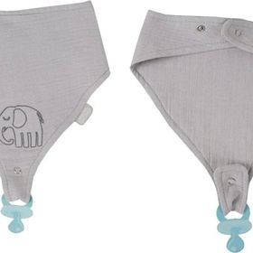 Babyjem 837 Gri Emzik Askılı Müslin Önlük