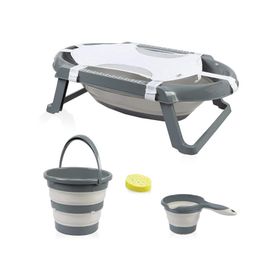 Babyjem 849 5'li Gri Katlanır Banyo Seti