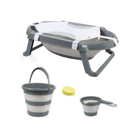 Babyjem 849 5'li Gri Katlanır Banyo Seti