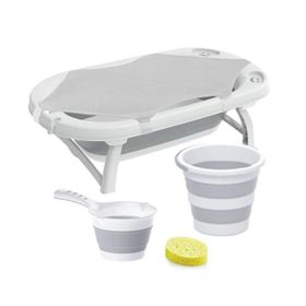 Babyjem 849 5'li Gri Katlanır Banyo Seti
