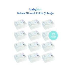 Babyjem 907 60 Adet 12'li Bebek Kulak & Burun Çubuğu