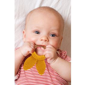 Babyjem Ahşap Halka Pembe Diş Kaşıyıcı