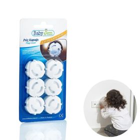 Babyjem ART-056 6 Adet Topraklı Priz Koruyucu