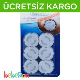 Babyjem ART-056 6 Adet Topraklı Priz Koruyucu