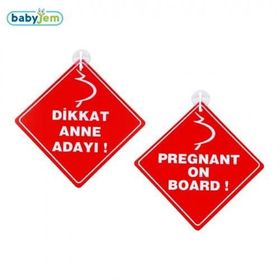 Babyjem ART-094 Sarı Vakumlu Araba Cam Yazısı