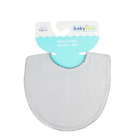 Babyjem ART-811 Gri Müslin Bürümcük Önlük