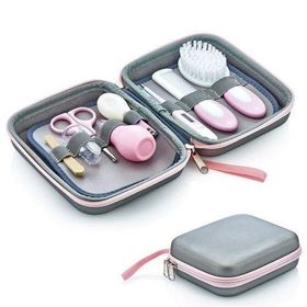 Babyjem BBJ-363M Pembe 9 Parça Bebek Bakım Seti