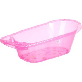 Babyjem Bebek Şeffaf Pembe Banyo Küveti