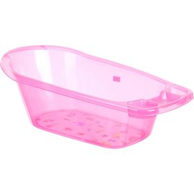 Babyjem Bebek Şeffaf Pembe Banyo Küveti