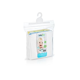 Babyjem Beyaz 28x28 10'lu Bebek Penye Ağız Bezi