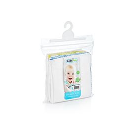 Babyjem Beyaz 28x28 10'lu Bebek Penye Ağız Bezi