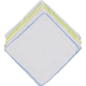 Babyjem Beyaz 28x28 10'lu Bebek Penye Ağız Bezi