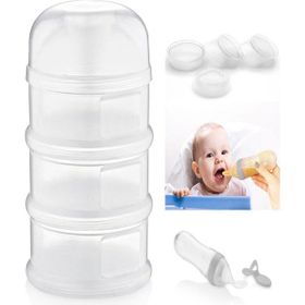 Babyjem Beyaz Katlı Toz Mama Saklama Kabı