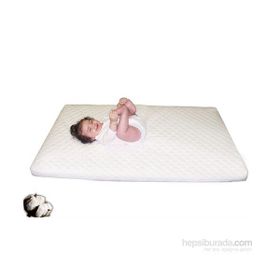 Babyjem Beyaz Pamuk 60x120 cm Oyun Parkı Yatağı