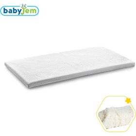 Babyjem Beyaz Pamuk 60x120 cm Oyun Parkı Yatağı