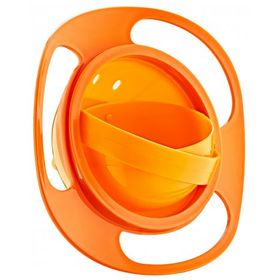 BabyJem Dökülmeyen Turuncu Mama Tabağı