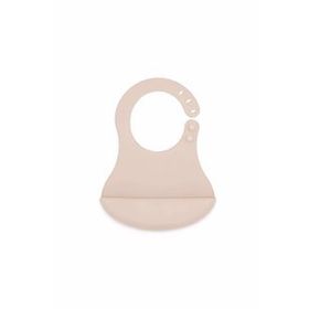 Babyjem Ekru Mini Silikon Önlük