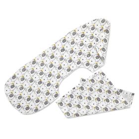 Babyjem Fil Desen Müslin Omuz Örtüsü ve Mendil