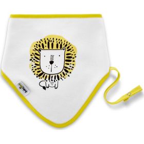 Babyjem Fular Emzik Tutacaklı Ekru Aslan Beyaz Mama Önlüğü