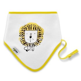 Babyjem Fular Emzik Tutacaklı Ekru Aslan Beyaz Mama Önlüğü