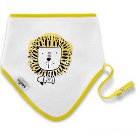 Babyjem Fular Emzik Tutacaklı Ekru Aslan Beyaz Mama Önlüğü