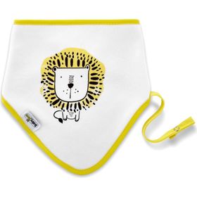 Babyjem Fular Emzik Tutacaklı Ekru Aslan Beyaz Mama Önlüğü