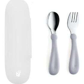 Babyjem Gri Çatal Kaşık Saklama Kabı