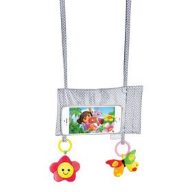 Babyjem Gri Puanlı Araç İçi Telefon Askılığı
