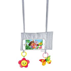 Babyjem Gri Puanlı Araç İçi Telefon Askılığı