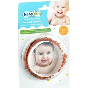 Babyjem Kehribar Gökkuşağı Bebek Kolyesi