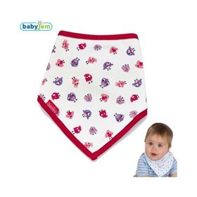 Babyjem Kırmızı Fular Üçgen Önlük