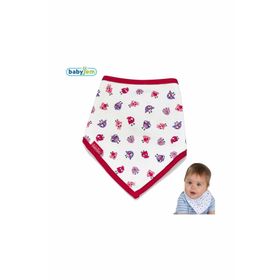 Babyjem Kırmızı Fular Üçgen Önlük