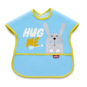 BabyJem Mavi 029 Poli Muşamba Bebek Mama Önlüğü