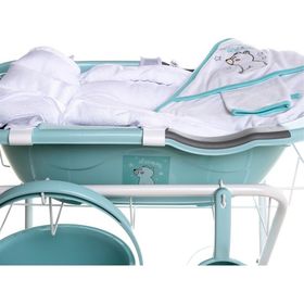 Babyjem Mavi 6 Parça Ayaklı Banyo Seti