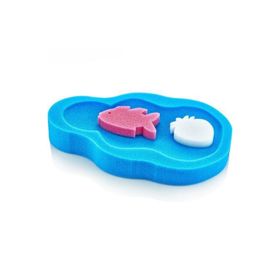 Babyjem Mavi Bebek Küvet Süngeri Banyo Süngeri Hediyeli