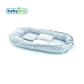 Babyjem Mavi Taçlı Anne Baba Yanı Yatağı
