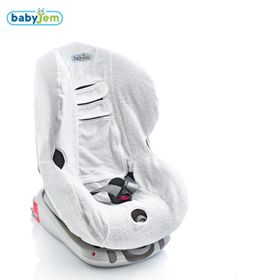 Babyjem Örme Havlu Beyaz Oto Koltuğu Kılıfı