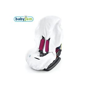 Babyjem Örme Havlu Beyaz Oto Koltuğu Kılıfı